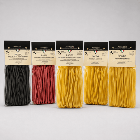 Artisanal flavoured tagliolini pasta, 500g, by Assaggia
