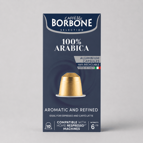 Caffè Borbone Aluminium Nespresso Compatible Capsules – 10 Pack - Assaggia
