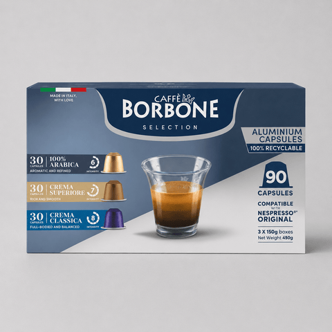 Caffè Borbone Aluminium Nespresso Compatible Capsules – 10 Pack - Assaggia
