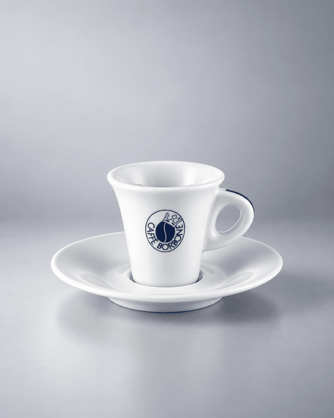 Caffè Borbone Espresso Cups with Saucers (Set of 6) - Assaggia