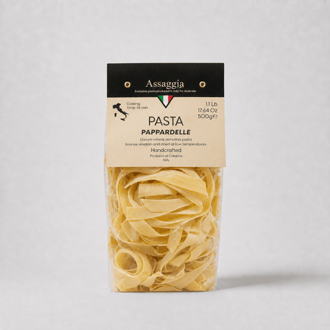 Pappardelle Ribbons (Classic Cut) - 500 g - Assaggia