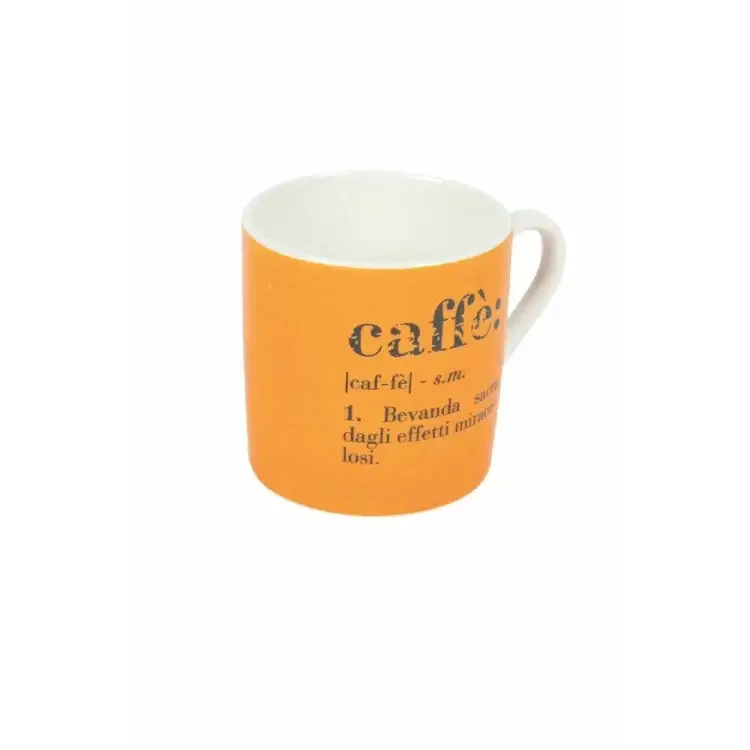 Villa D'Este - "Caffè Definition" Ceramic Espresso Cup Collection – 6 Assorted Colours - Image 2