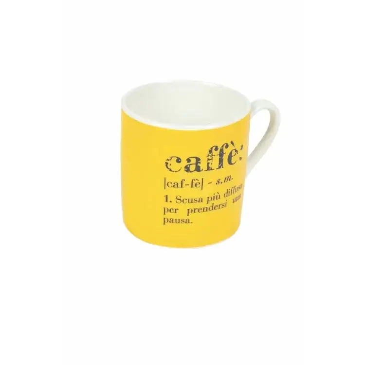 Villa D'Este - "Caffè Definition" Ceramic Espresso Cup Collection – 6 Assorted Colours - Image 5