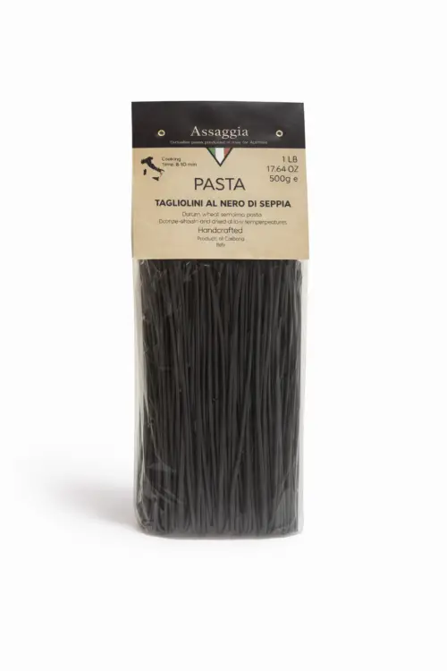 Squid ink Tagliolini