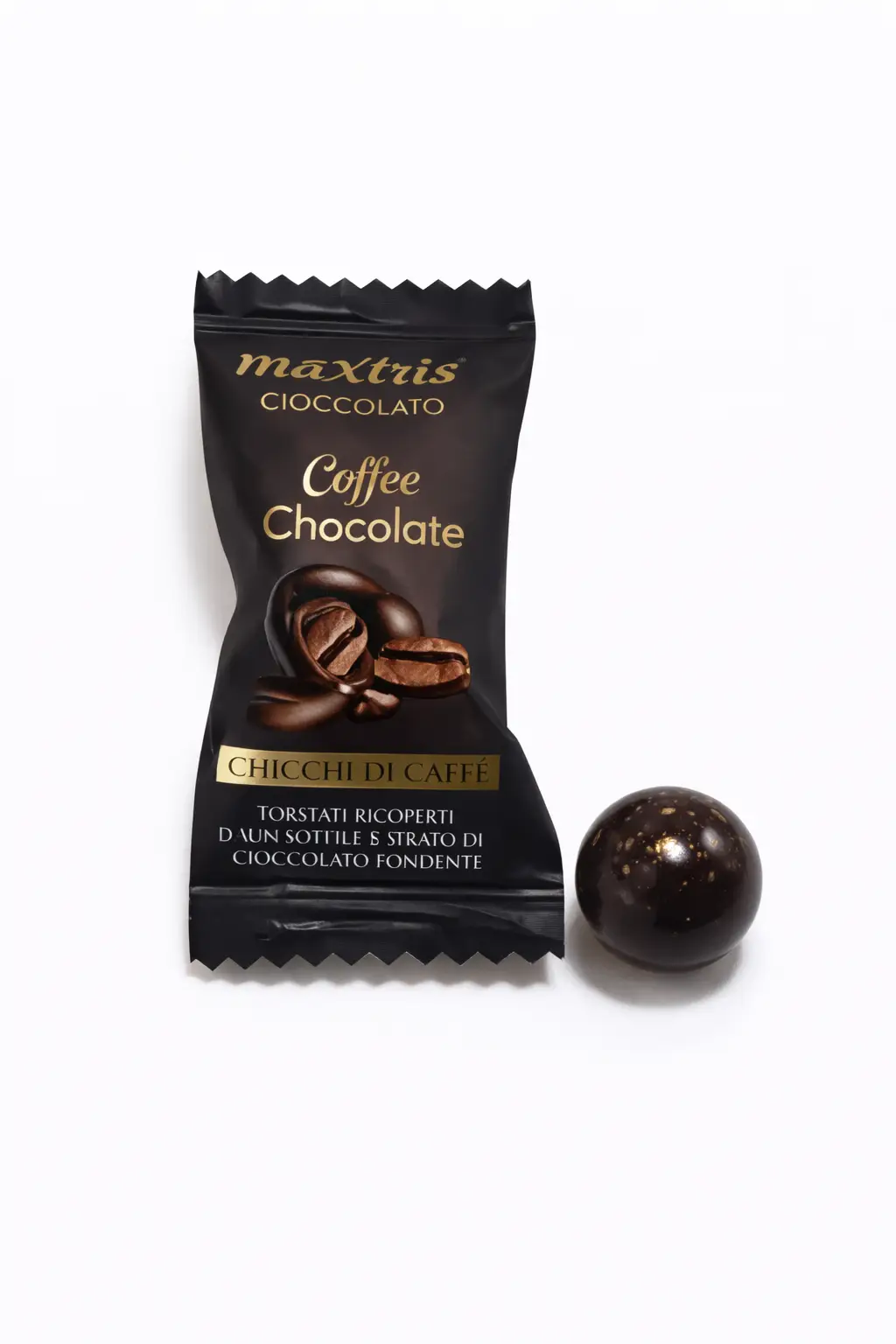 Coffee chocolate with coffee beans